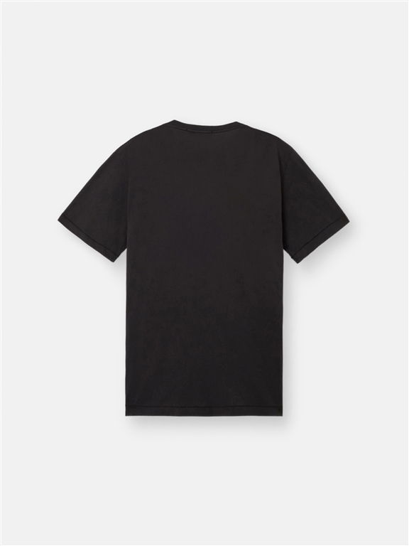 2100039-S0013 60/2 COTTON JERSEY BLACK Stone Island - T-Shirt